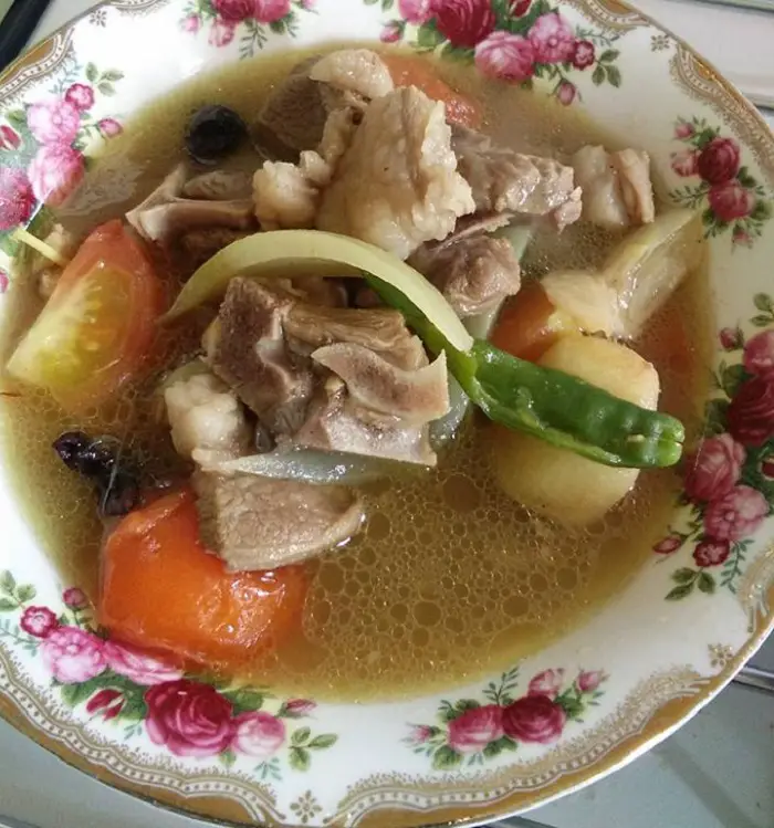 Resepi sup kambing mamak