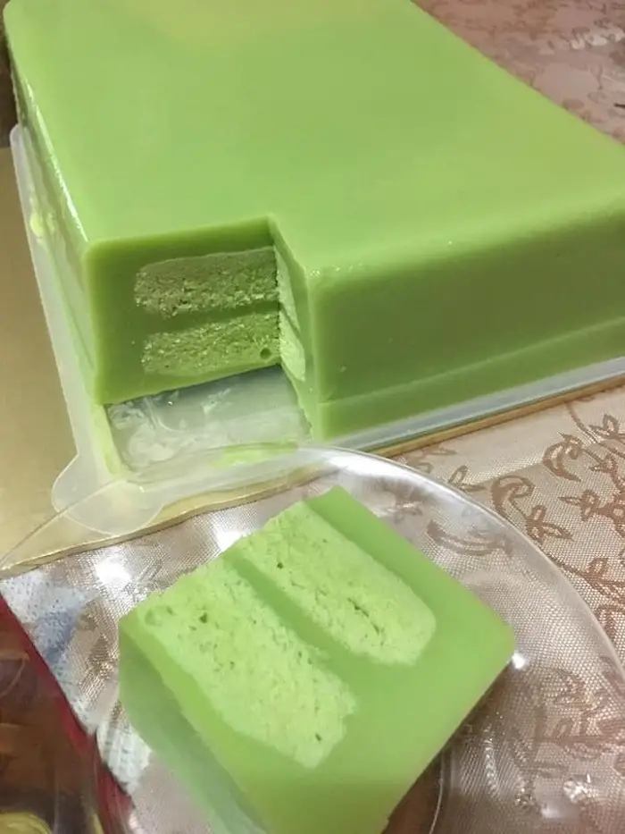 kek pandan layer